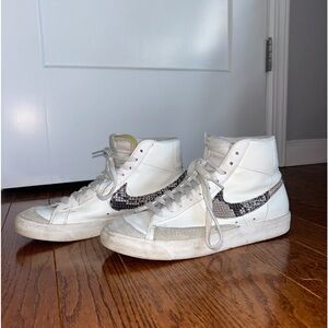 Nike Snakeskin Blazers